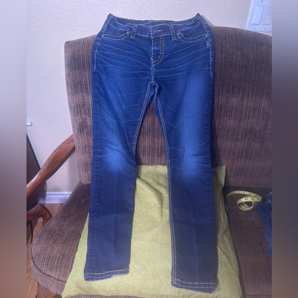 Silver Suki mid super skinny jeans